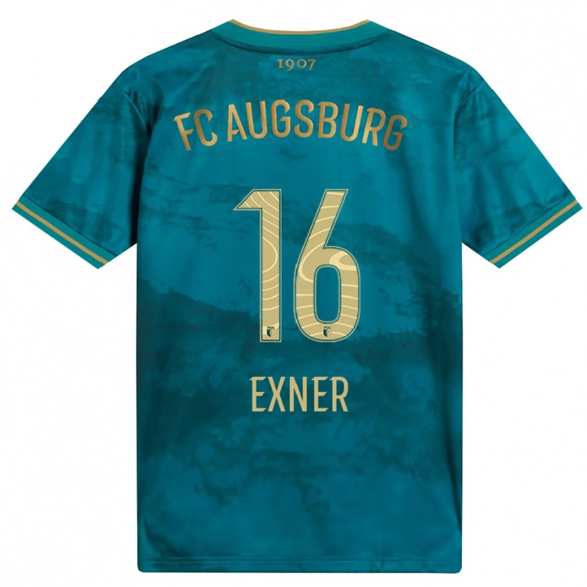 Danxen Hombre Camiseta Ben Exner #16 Verde Marrón 2ª Equipación 2026/27 La Camisa México