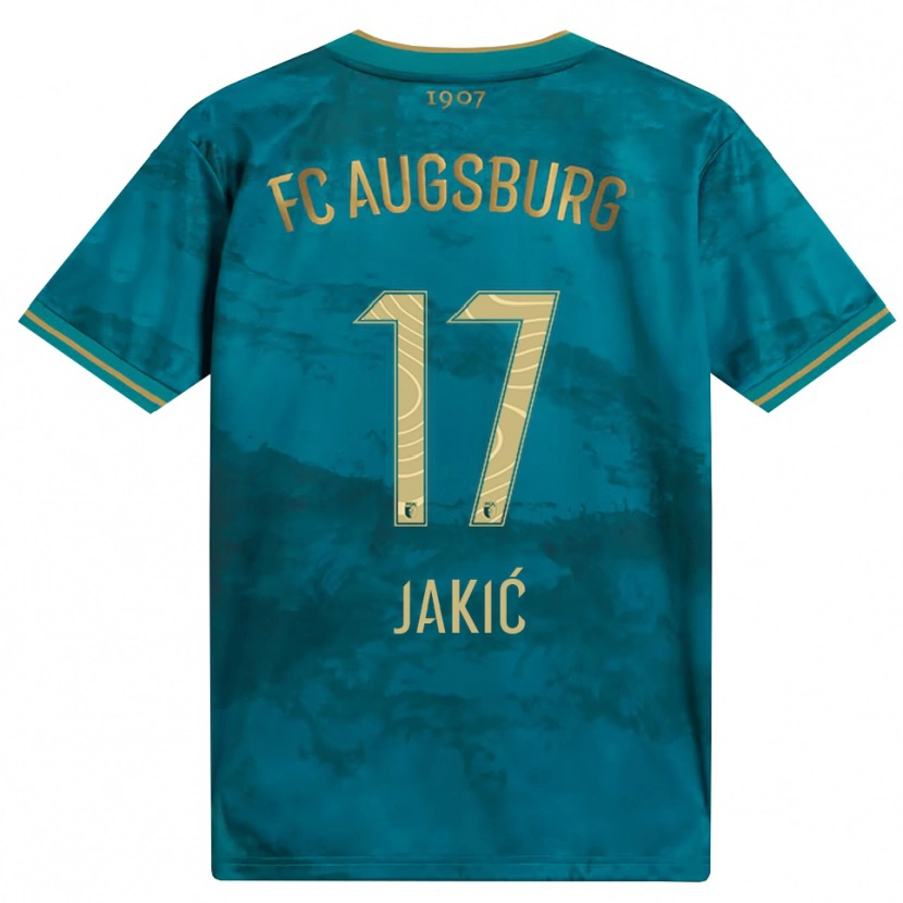 Danxen Hombre Camiseta Kristijan Jakic #17 Verde Marrón 2ª Equipación 2026/27 La Camisa México