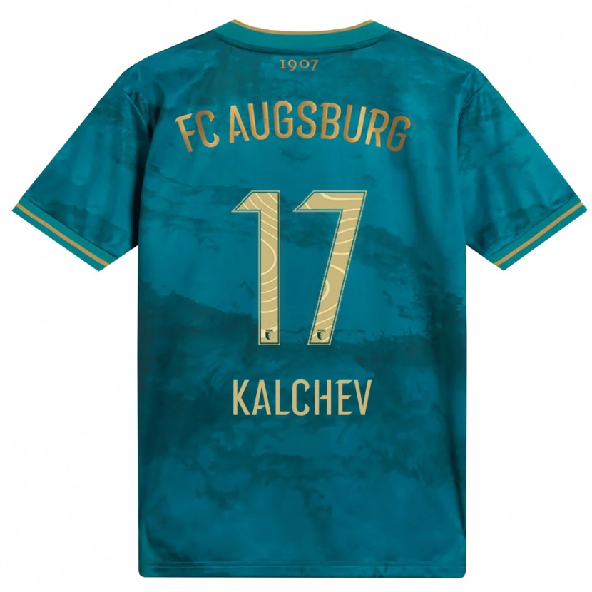 Danxen Hombre Camiseta Nikola Kalchev #17 Verde Marrón 2ª Equipación 2026/27 La Camisa México