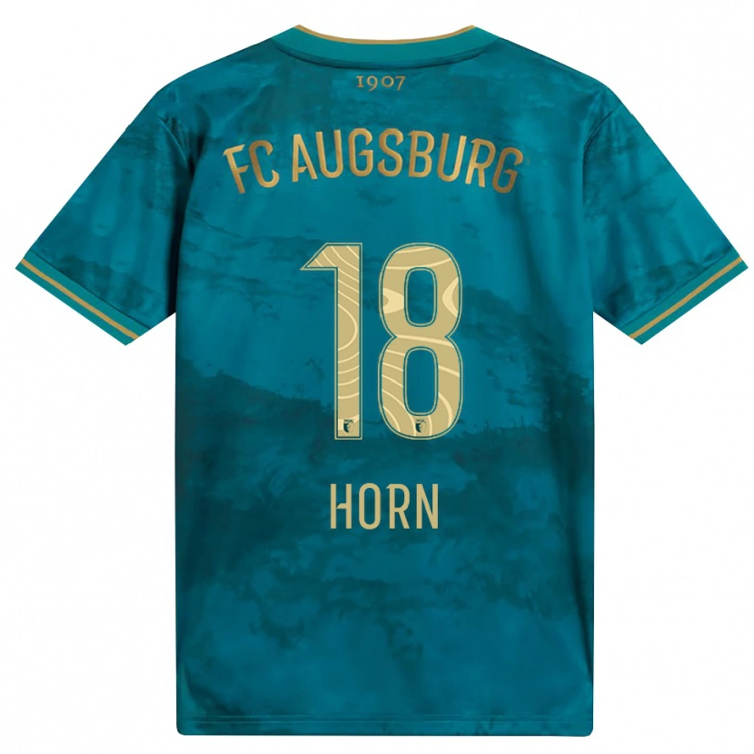 Danxen Hombre Camiseta Tobias Horn #18 Verde Marrón 2ª Equipación 2026/27 La Camisa México