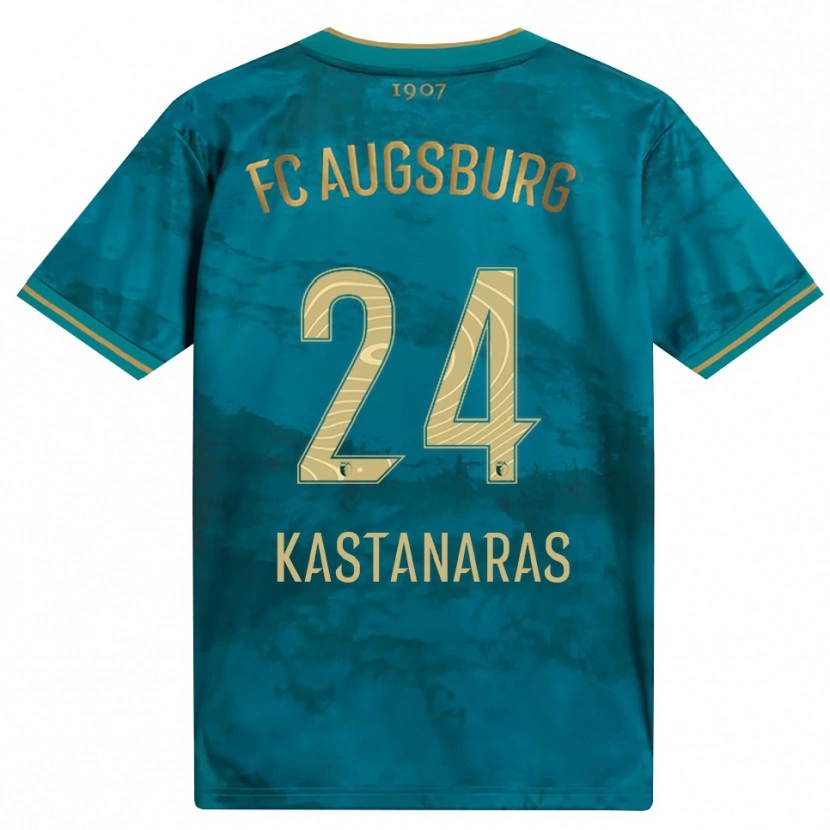 Danxen Hombre Camiseta Thomas Kastanaras #24 Verde Marrón 2ª Equipación 2026/27 La Camisa México