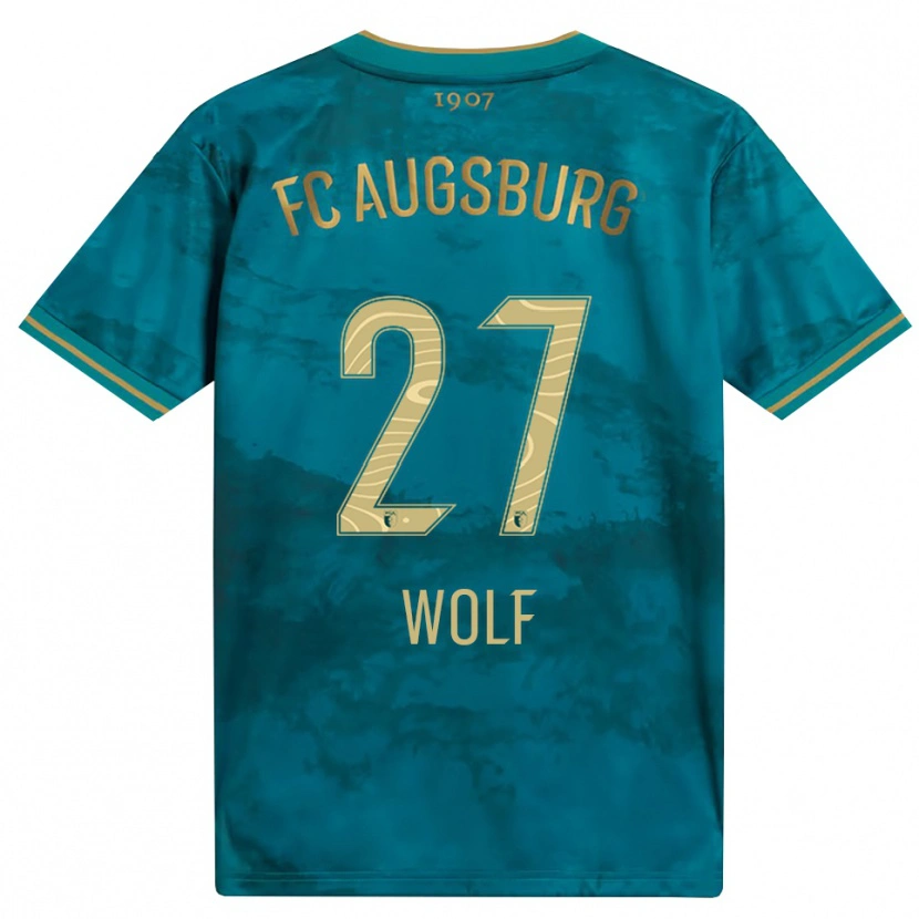 Danxen Hombre Camiseta Marius Wolf #27 Verde Marrón 2ª Equipación 2026/27 La Camisa México