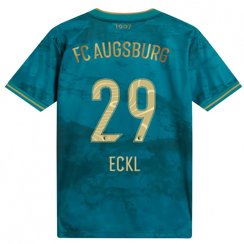 Danxen Hombre Camiseta Florian Eckl #29 Verde Marrón 2ª Equipación 2026/27 La Camisa México
