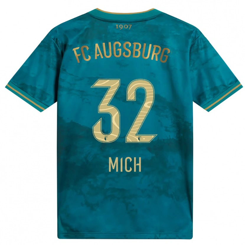 Danxen Hombre Camiseta Fabian Mich #32 Verde Marrón 2ª Equipación 2026/27 La Camisa México