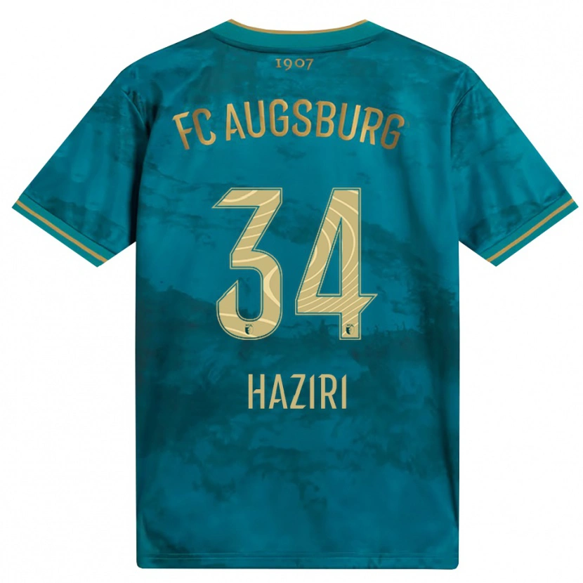 Danxen Hombre Camiseta Edi Haziri #34 Verde Marrón 2ª Equipación 2026/27 La Camisa México