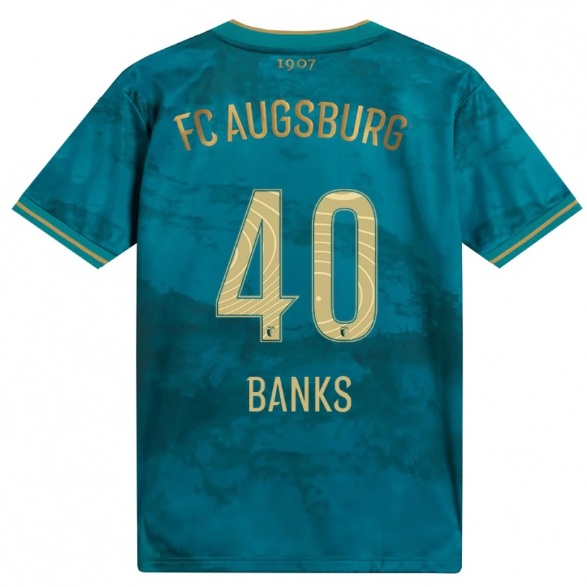 Danxen Hombre Camiseta Noahkai Banks #40 Verde Marrón 2ª Equipación 2026/27 La Camisa México