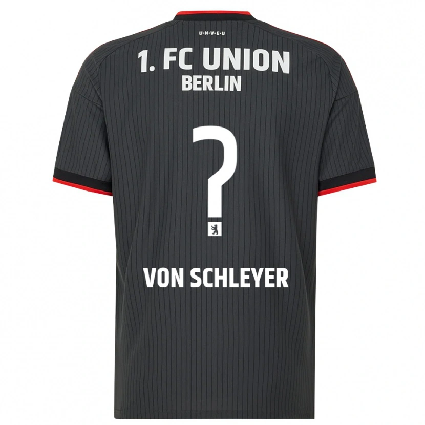 Danxen Hombre Camiseta Leopold Von Schleyer #0 Negro Blanco Rojo 2ª Equipación 2026/27 La Camisa México