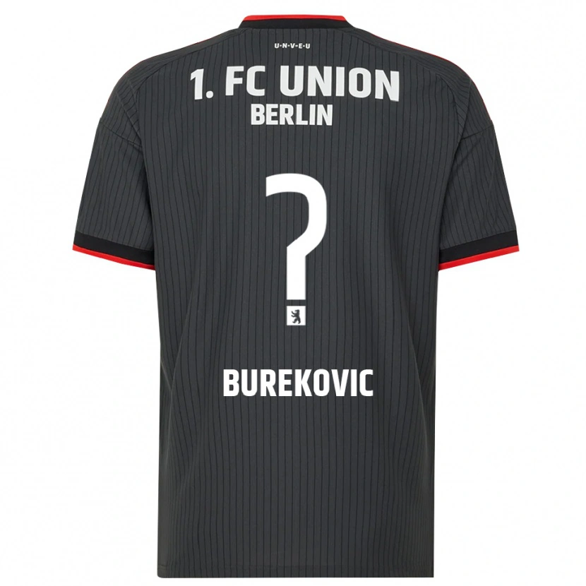 Danxen Hombre Camiseta Adin Burekovic #0 Negro Blanco Rojo 2ª Equipación 2026/27 La Camisa México