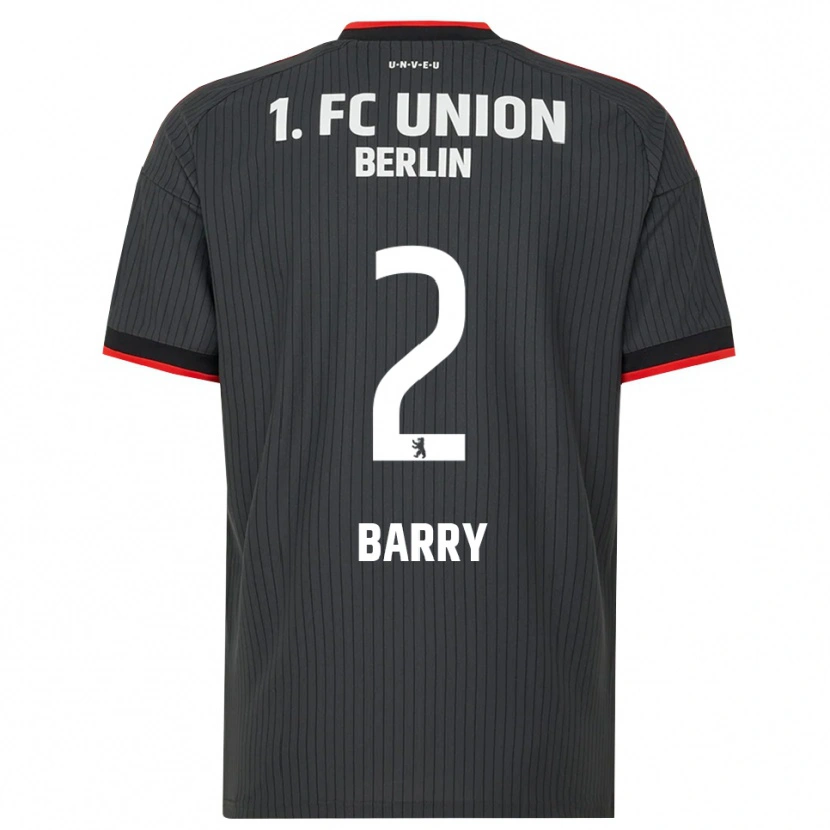 Danxen Hombre Camiseta Sadou Barry #2 Negro Blanco Rojo 2ª Equipación 2026/27 La Camisa México