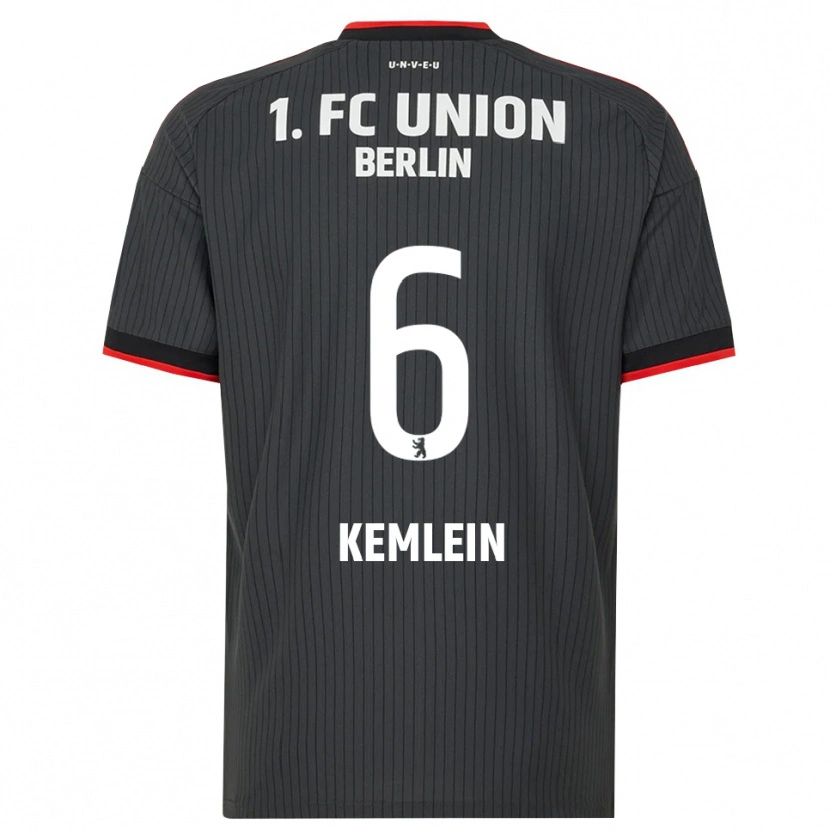 Danxen Hombre Camiseta Aljoscha Kemlein #6 Negro Blanco Rojo 2ª Equipación 2026/27 La Camisa México