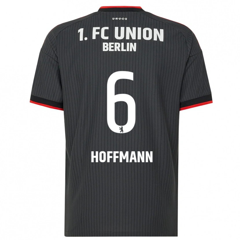 Danxen Hombre Camiseta Finn Hoffmann #6 Negro Blanco Rojo 2ª Equipación 2026/27 La Camisa México