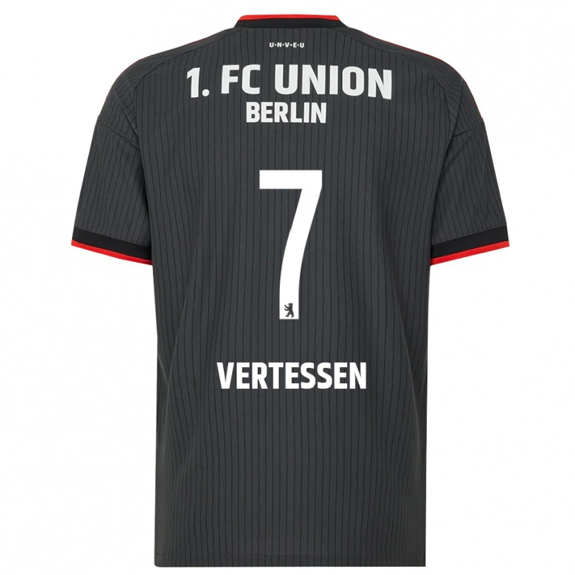 Danxen Hombre Camiseta Yorbe Vertessen #7 Negro Blanco Rojo 2ª Equipación 2026/27 La Camisa México