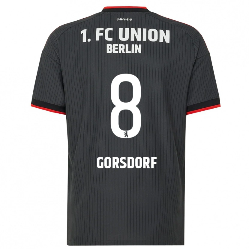 Danxen Hombre Camiseta Lisa Görsdorf #8 Negro Blanco Rojo 2ª Equipación 2026/27 La Camisa México