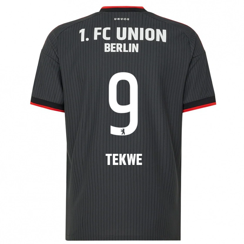 Danxen Hombre Camiseta Harry Tekwe #9 Negro Blanco Rojo 2ª Equipación 2026/27 La Camisa México