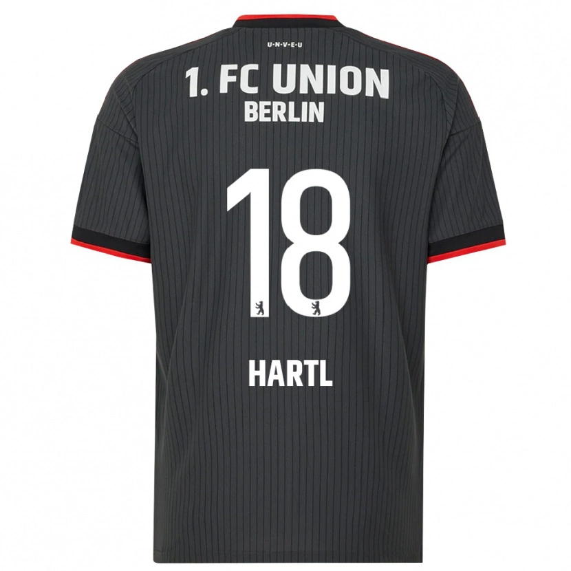 Danxen Hombre Camiseta Fynn Hartl #18 Negro Blanco Rojo 2ª Equipación 2026/27 La Camisa México