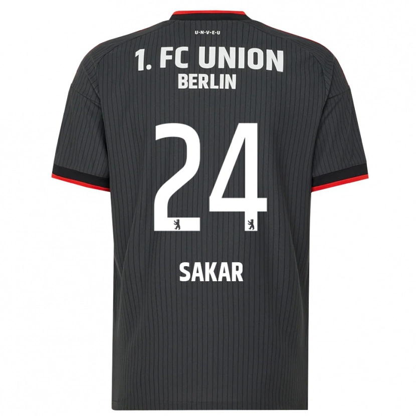 Danxen Hombre Camiseta Fatma Sakar #24 Negro Blanco Rojo 2ª Equipación 2026/27 La Camisa México