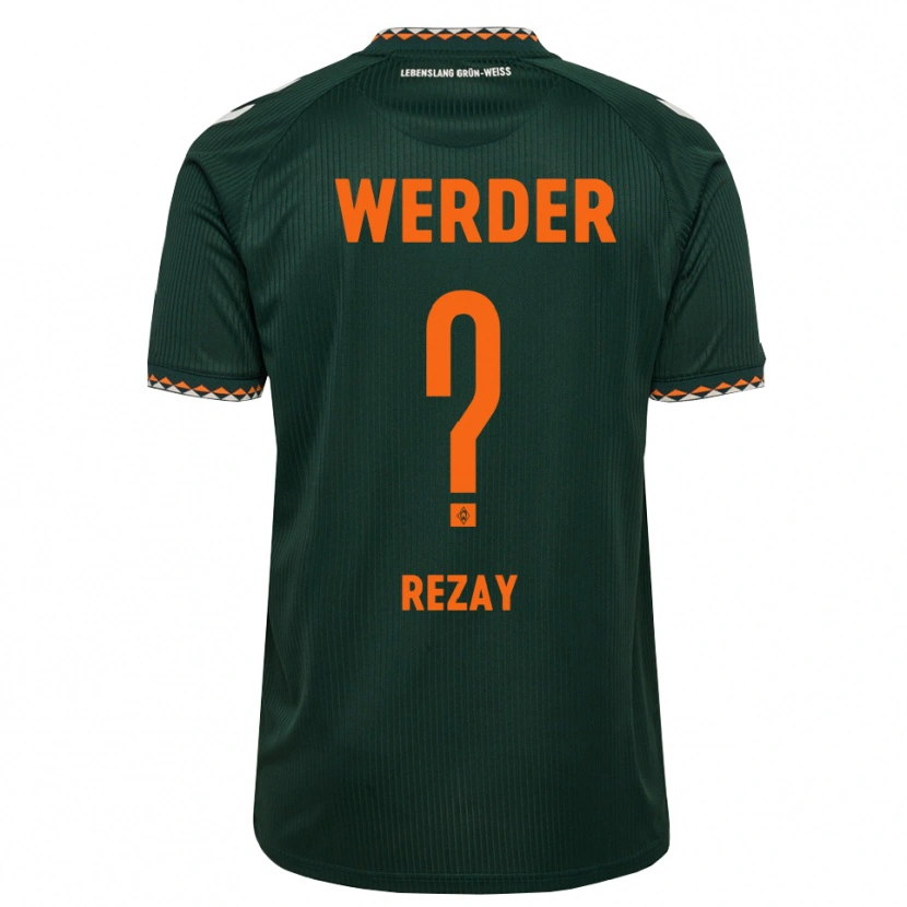 Danxen Hombre Camiseta Mortaza Rezay #0 Verde Oscuro Naranja Blanco 2ª Equipación 2026/27 La Camisa México