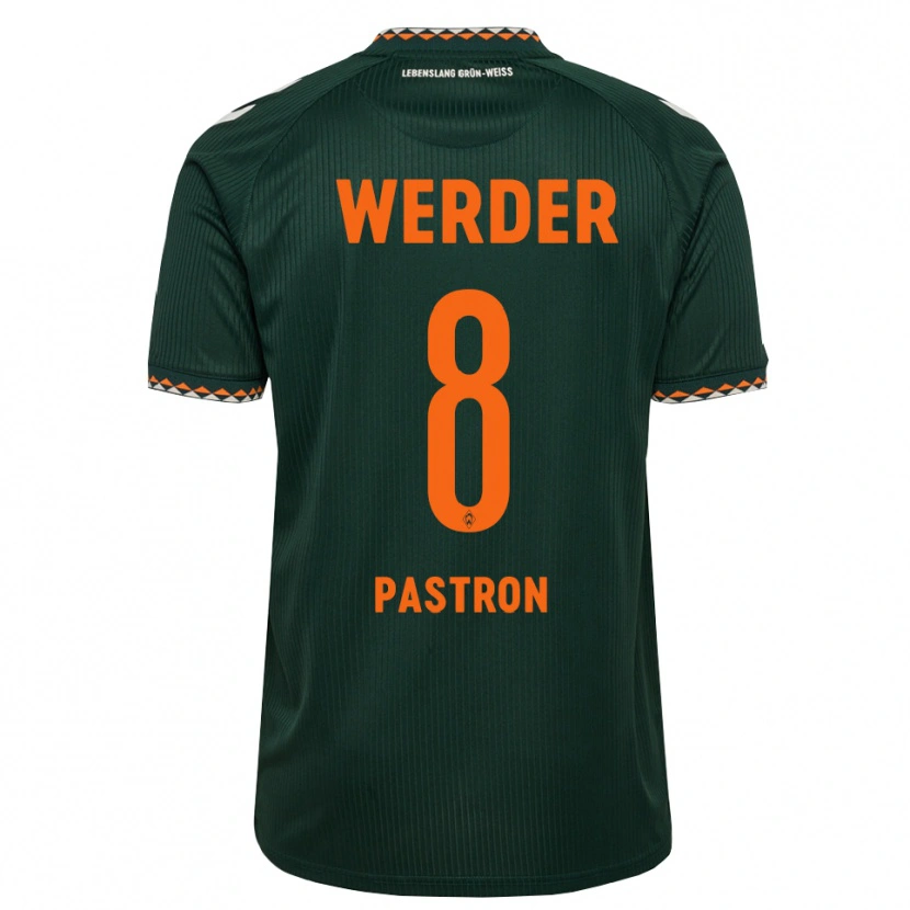 Danxen Hombre Camiseta Tommy Pastron #8 Verde Oscuro Naranja Blanco 2ª Equipación 2026/27 La Camisa México