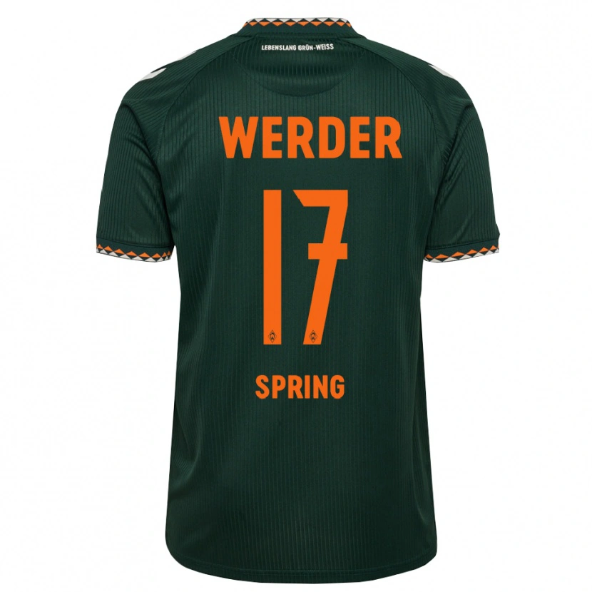 Danxen Hombre Camiseta Ole Spring #17 Verde Oscuro Naranja Blanco 2ª Equipación 2026/27 La Camisa México