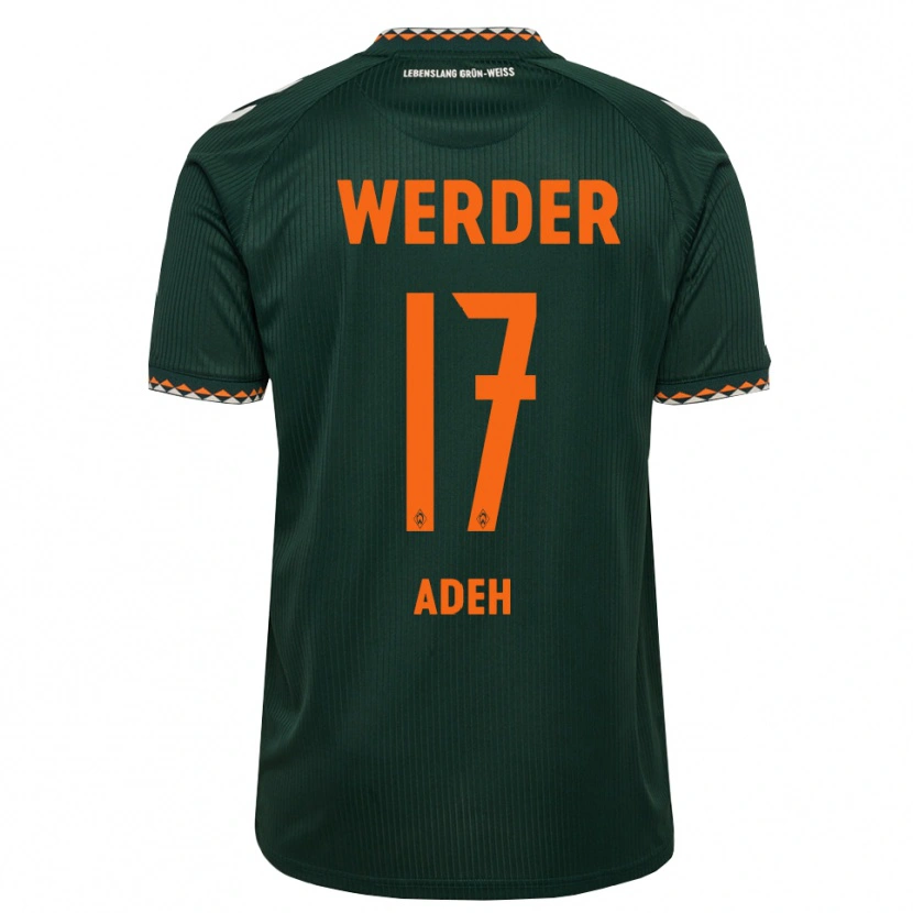 Danxen Hombre Camiseta Bob-Ignatius Adeh #17 Verde Oscuro Naranja Blanco 2ª Equipación 2026/27 La Camisa México