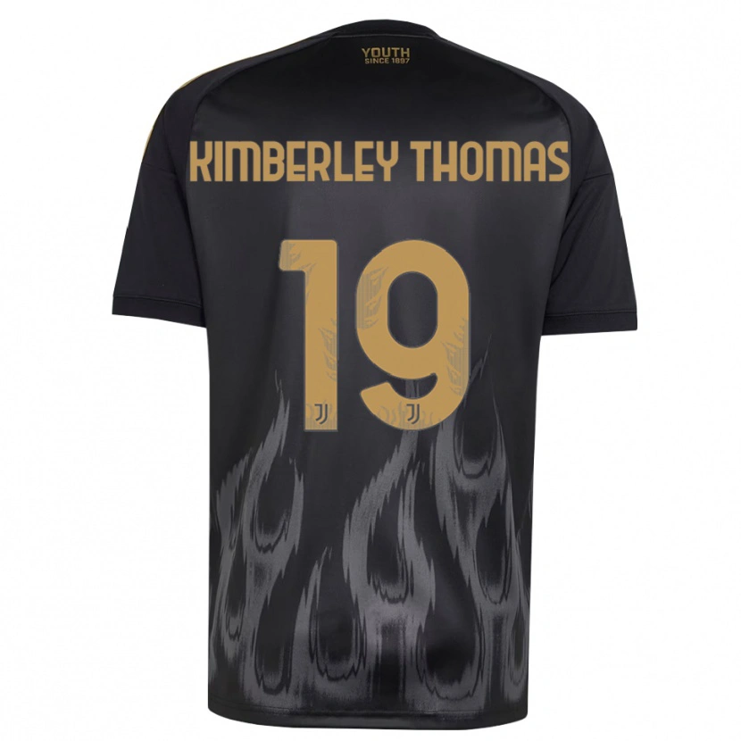Danxen Hombre Camiseta Lindsey Kimberley Thomas #19 Negro Marrón Equipación Tercera 2026/27 La Camisa México
