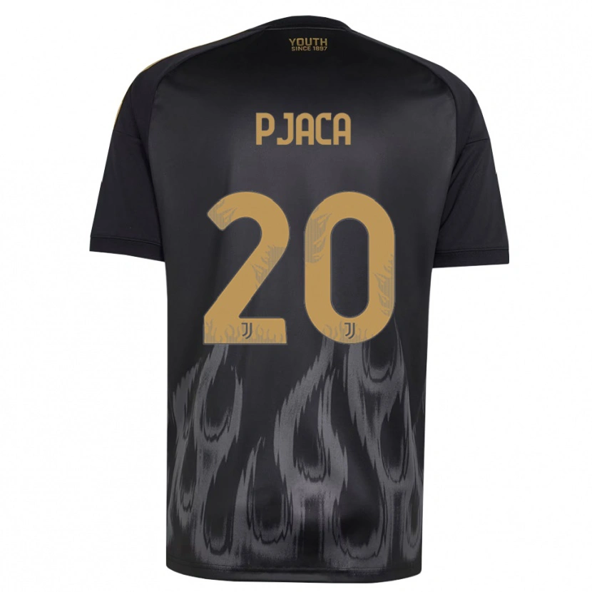 Danxen Hombre Camiseta Marko Pjaca #20 Negro Marrón Equipación Tercera 2026/27 La Camisa México