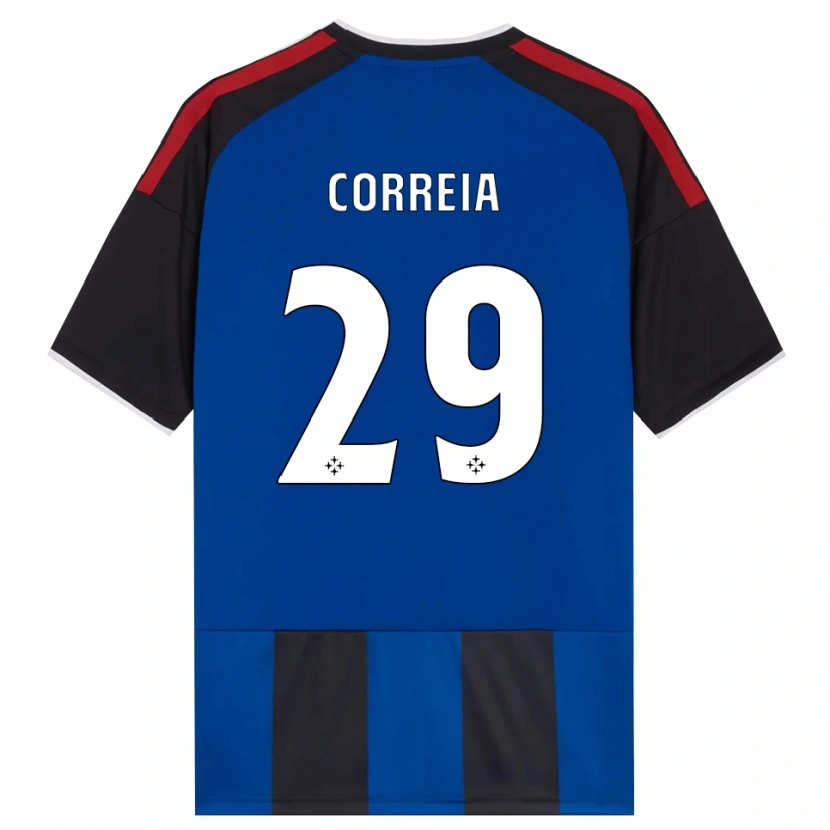 Danxen Hombre Camiseta Omar Correia #29 Negro Rojo Blanco Azul 1ª Equipación 2026/27 La Camisa México