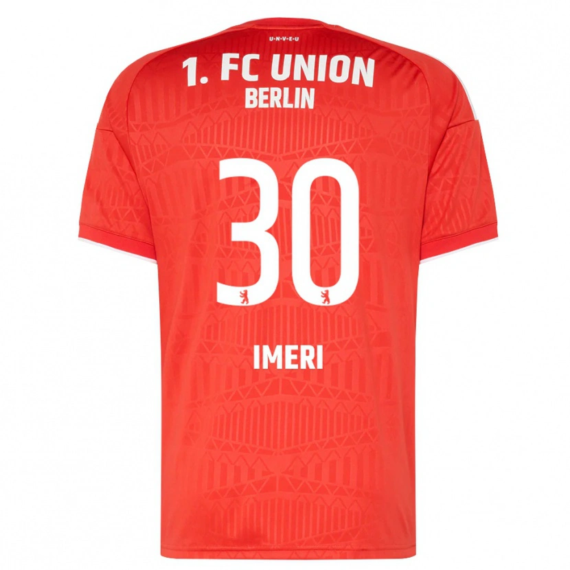 Danxen Hombre Camiseta Kastriot Imeri #30 Rojo Blanco 1ª Equipación 2026/27 La Camisa México