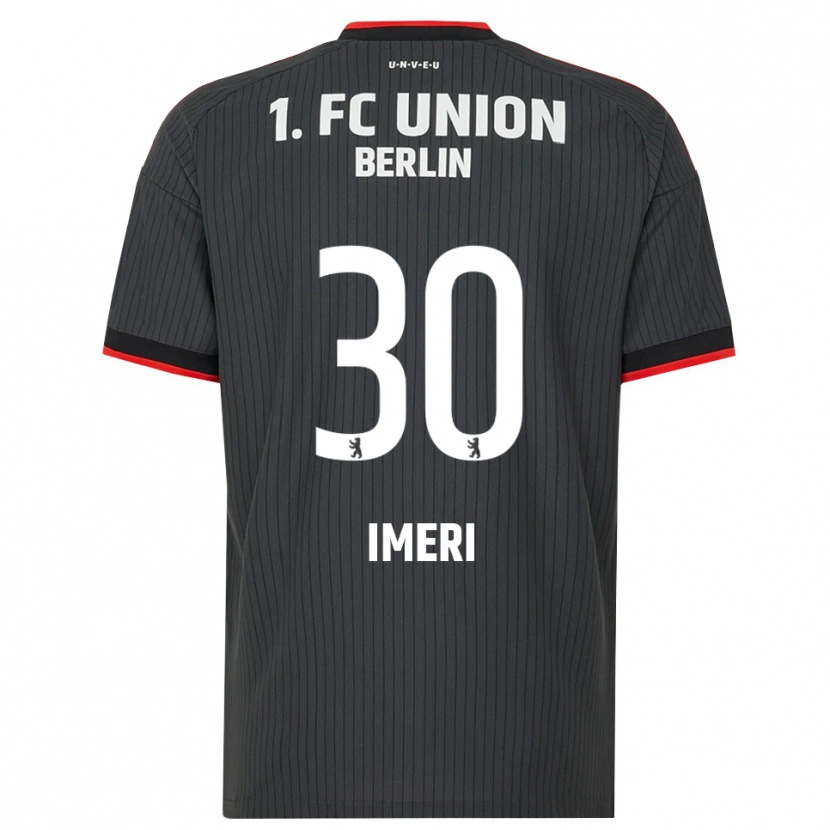 Danxen Hombre Camiseta Kastriot Imeri #30 Negro Blanco Rojo 2ª Equipación 2026/27 La Camisa México