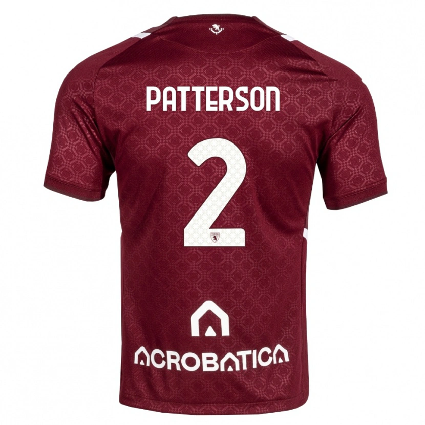 Danxen Mujer Camiseta Nathan Patterson #2 Burdeos Blanco 1ª Equipación 2026/27 La Camisa México