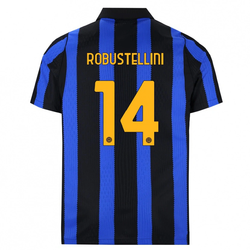 Danxen Mujer Camiseta Chiara Robustellini #14 Negro Azul Amarillo 1ª Equipación 2026/27 La Camisa México