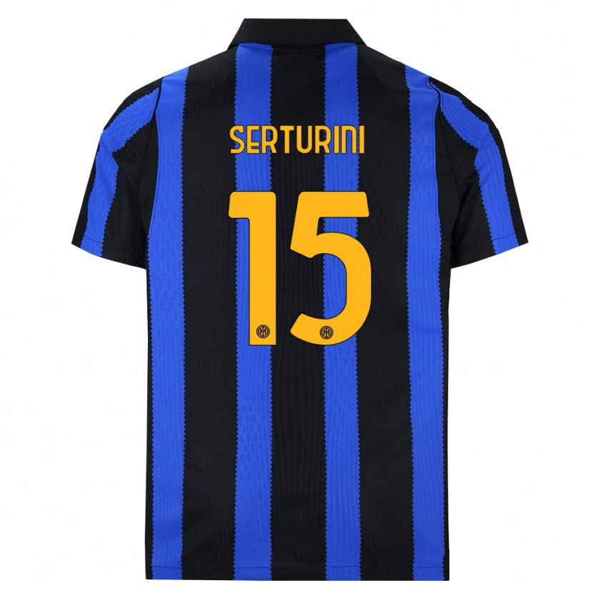 Danxen Mujer Camiseta Annamaria Serturini #15 Negro Azul Amarillo 1ª Equipación 2026/27 La Camisa México