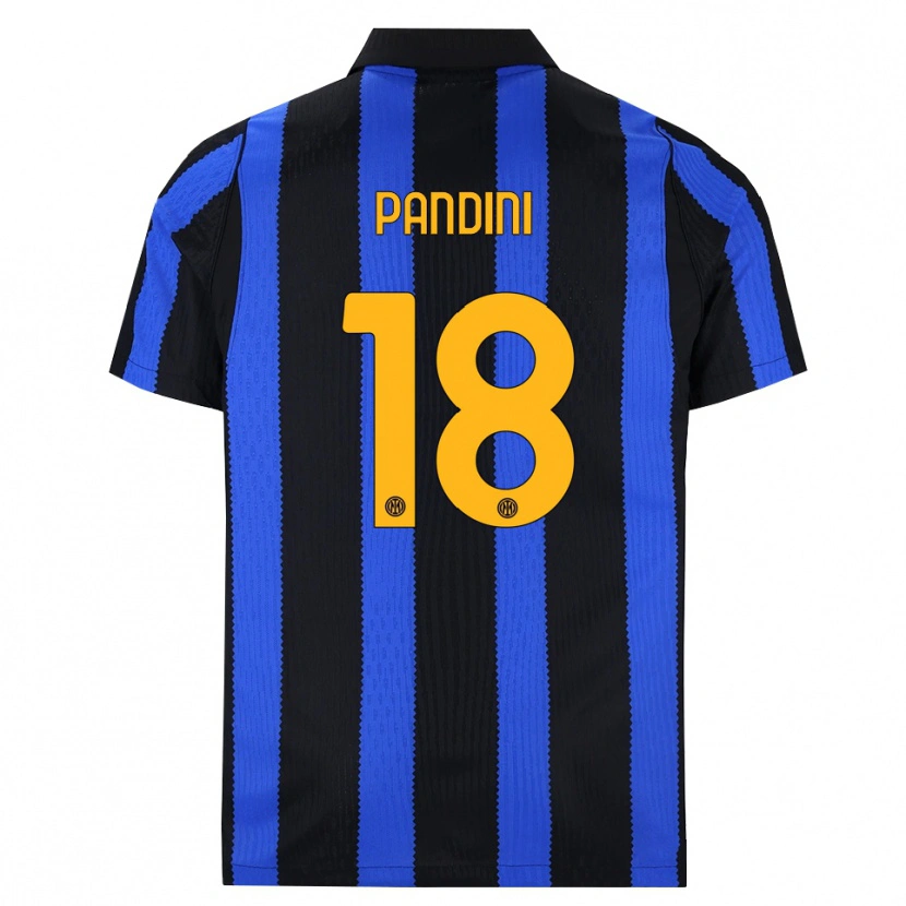 Danxen Mujer Camiseta Marta Pandini #18 Negro Azul Amarillo 1ª Equipación 2026/27 La Camisa México