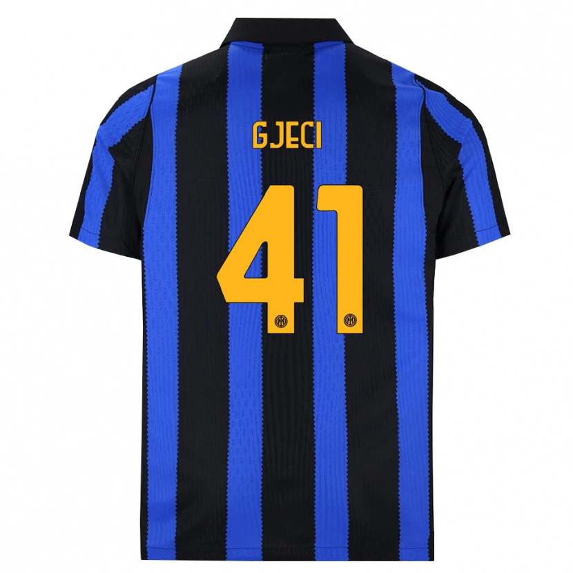 Danxen Mujer Camiseta Delis Gjeci #41 Negro Azul Amarillo 1ª Equipación 2026/27 La Camisa México