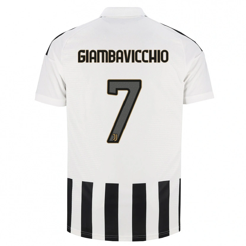 Danxen Mujer Camiseta Franco Giambavicchio #7 Negro Blanco Marrón 1ª Equipación 2026/27 La Camisa México