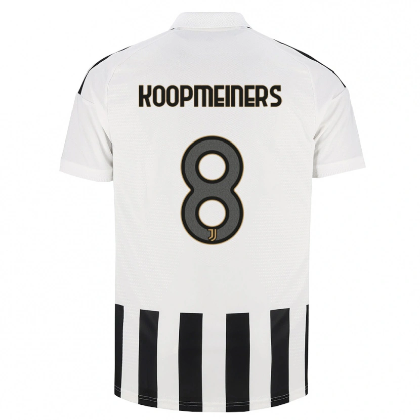 Danxen Mujer Camiseta Teun Koopmeiners #8 Negro Blanco Marrón 1ª Equipación 2026/27 La Camisa México