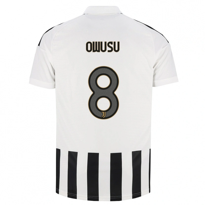 Danxen Mujer Camiseta Augusto Owusu #8 Negro Blanco Marrón 1ª Equipación 2026/27 La Camisa México