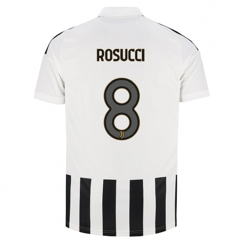 Danxen Mujer Camiseta Martina Rosucci #8 Negro Blanco Marrón 1ª Equipación 2026/27 La Camisa México