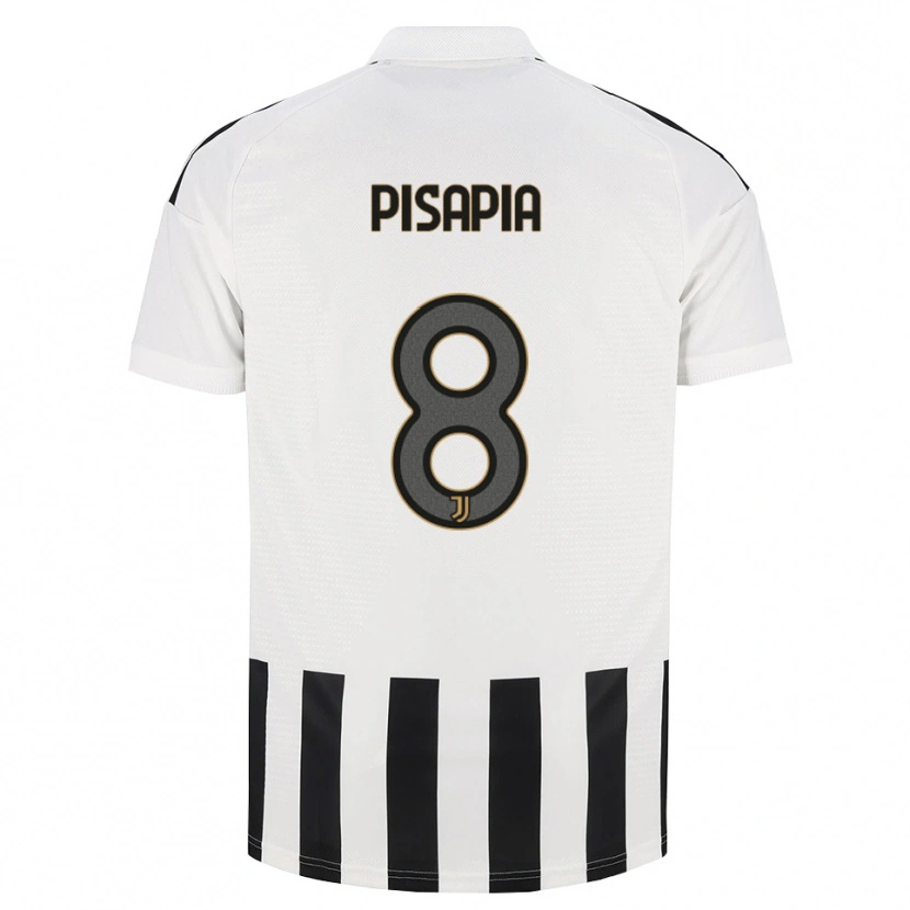 Danxen Mujer Camiseta Luciano Pisapia #8 Negro Blanco Marrón 1ª Equipación 2026/27 La Camisa México