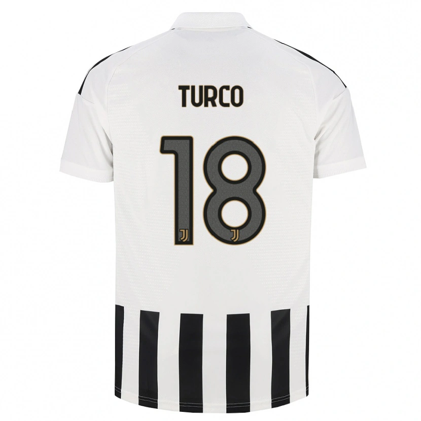 Danxen Mujer Camiseta Nicolo Turco #18 Negro Blanco Marrón 1ª Equipación 2026/27 La Camisa México