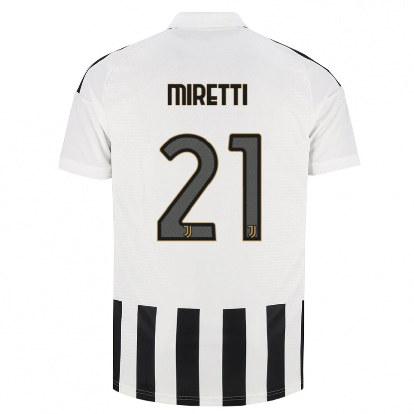 Danxen Mujer Camiseta Fabio Miretti #21 Negro Blanco Marrón 1ª Equipación 2026/27 La Camisa México