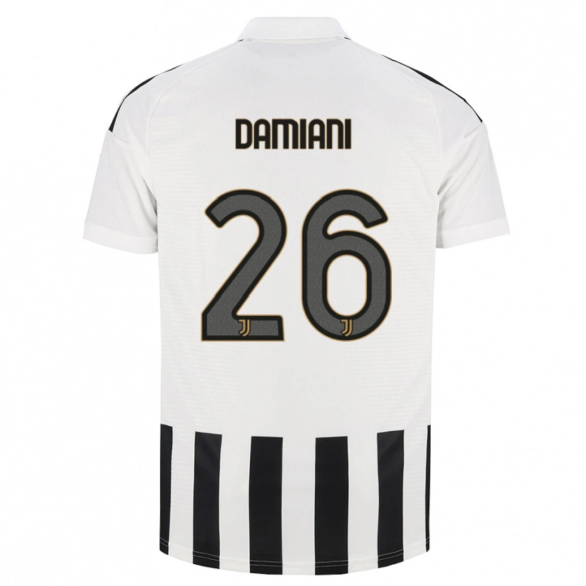 Danxen Mujer Camiseta Samuele Damiani #26 Negro Blanco Marrón 1ª Equipación 2026/27 La Camisa México