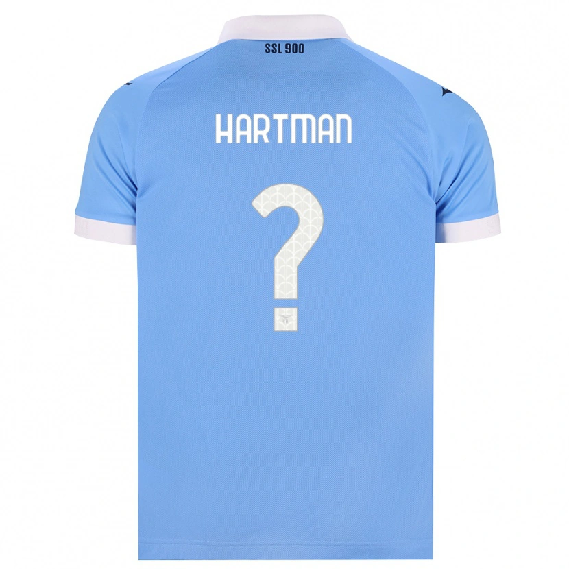 Danxen Mujer Camiseta Thomas Hartman #0 Azul Cielo Negro Blanco 1ª Equipación 2026/27 La Camisa México