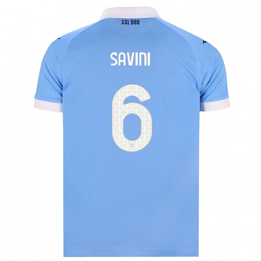 Danxen Mujer Camiseta Federica Savini #6 Azul Cielo Negro Blanco 1ª Equipación 2026/27 La Camisa México