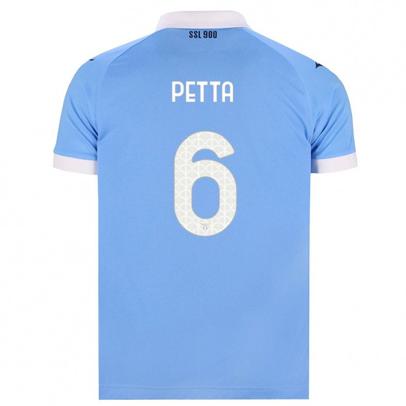 Danxen Mujer Camiseta Andrea Petta #6 Azul Cielo Negro Blanco 1ª Equipación 2026/27 La Camisa México