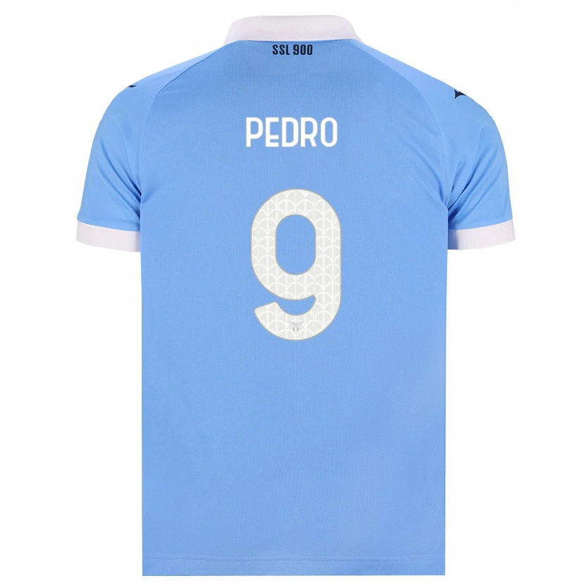 Danxen Mujer Camiseta Pedro #9 Azul Cielo Negro Blanco 1ª Equipación 2026/27 La Camisa México
