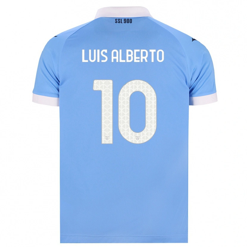 Danxen Mujer Camiseta Luis Alberto #10 Azul Cielo Negro Blanco 1ª Equipación 2026/27 La Camisa México