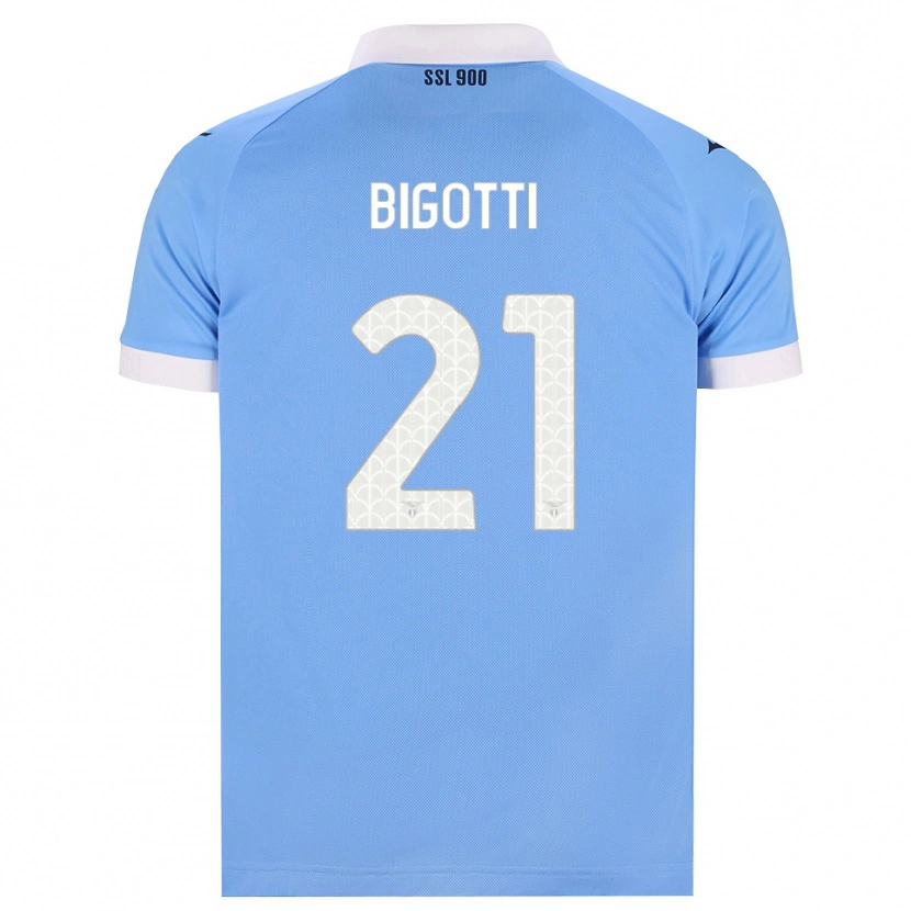 Danxen Mujer Camiseta Massimo Bigotti #21 Azul Cielo Negro Blanco 1ª Equipación 2026/27 La Camisa México