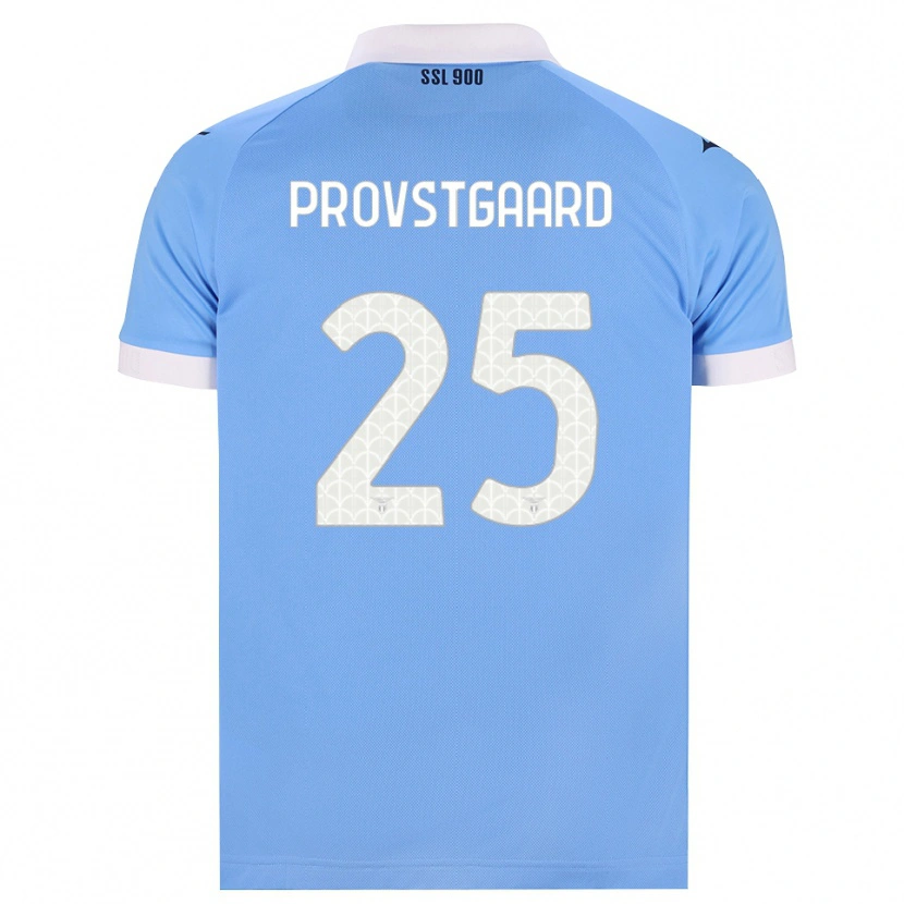 Danxen Mujer Camiseta Oliver Provstgaard #25 Azul Cielo Negro Blanco 1ª Equipación 2026/27 La Camisa México