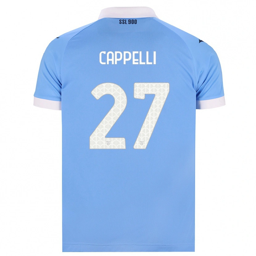Danxen Mujer Camiseta Tommaso Cappelli #27 Azul Cielo Negro Blanco 1ª Equipación 2026/27 La Camisa México